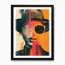 Portrait Of A Woman 14 Art Print Framed Wall Art Poster Canvas Print Picture