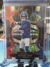 Jaxson Dart [Black Blue Prizm Shock] #93 2025 Panini Select