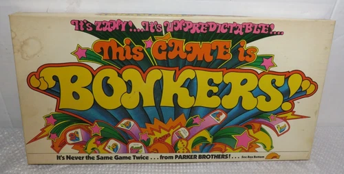 Vintage 1978 BONKERS Board Game Parker Brothers COMPLETE With Instructions VG
