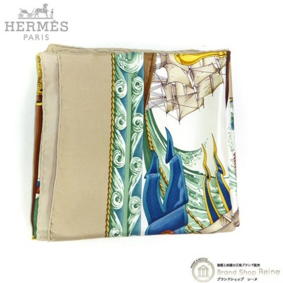 Hermes (HERMES) Carre 90 Large Stole Shawl VIVE LE VENT Blow into the Wind