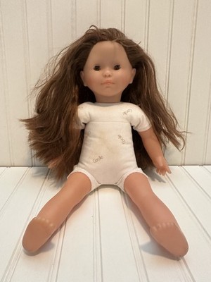 1992 Corolle Toddler Doll 17   Brown  Sleepy Eyes Toy Poupee