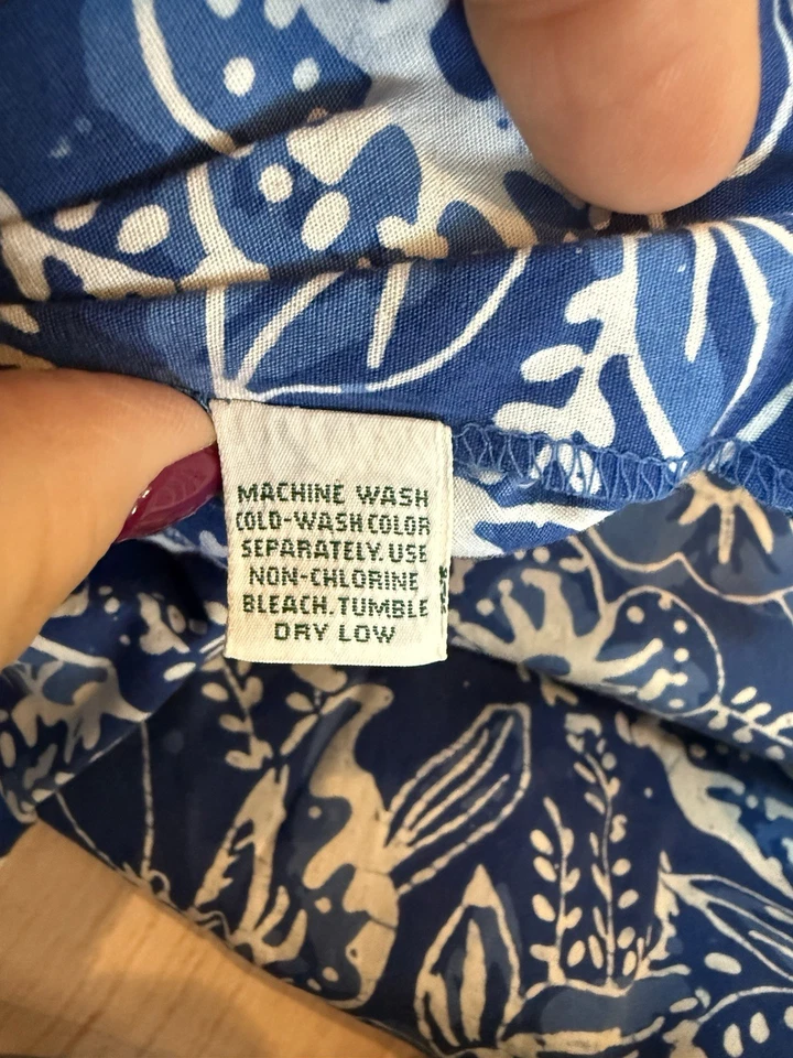 Vintage Polo Ralph Lauren Niños Talla 18 Plumón Camisa Azul Tropical Foto 4 de 4