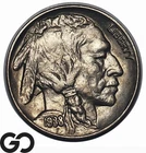 1938-D Buffalo Nickel, Sharp Solid Gem BU++