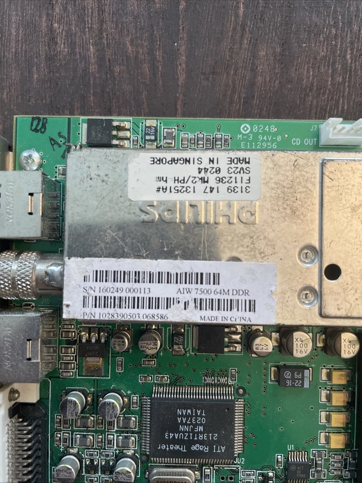 ATI Rage THEATER TV Wonder Pro Tuner Card 109-83900-00 - Used - Image 4 of 4