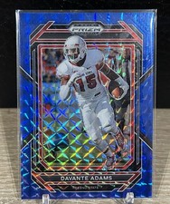 Davante Adams 2023 Panini Prizm Draft Picks #24 Blue Finite Prizm /89 Fresno St.