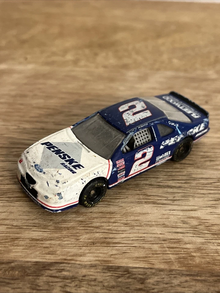 Coche de juguete de metal Racing Champions Nascar #2 Rusty Wallace Penske Racing escala 1:64 Foto 3 de 4