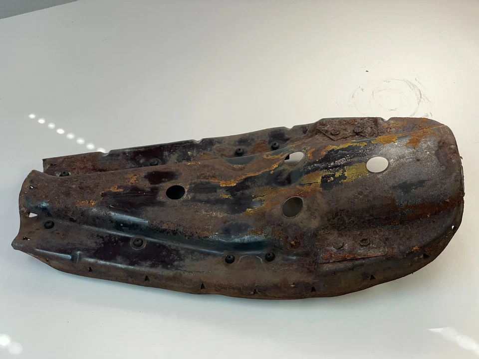 1975 Honda MR175 Elsinore OEM Seat Pan MR 175 RUST - Image 2 of 4