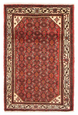 Traditional Vintage Hand-Knotted Area Rug 3'3'' x 4'11'' Oriental Wool Carpet