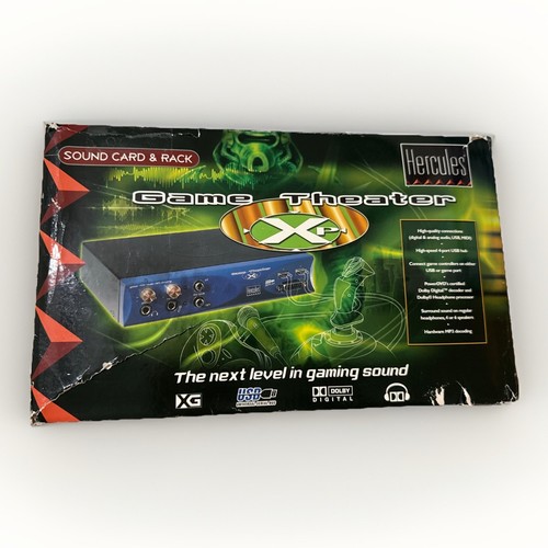 Hercules Game Theater XP décodeur carte son 7.1 pour jeux DVD musique MP3 - Occasion