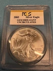 2005 American Silver Eagle PCGS Gem Brilliant Uncirculated
