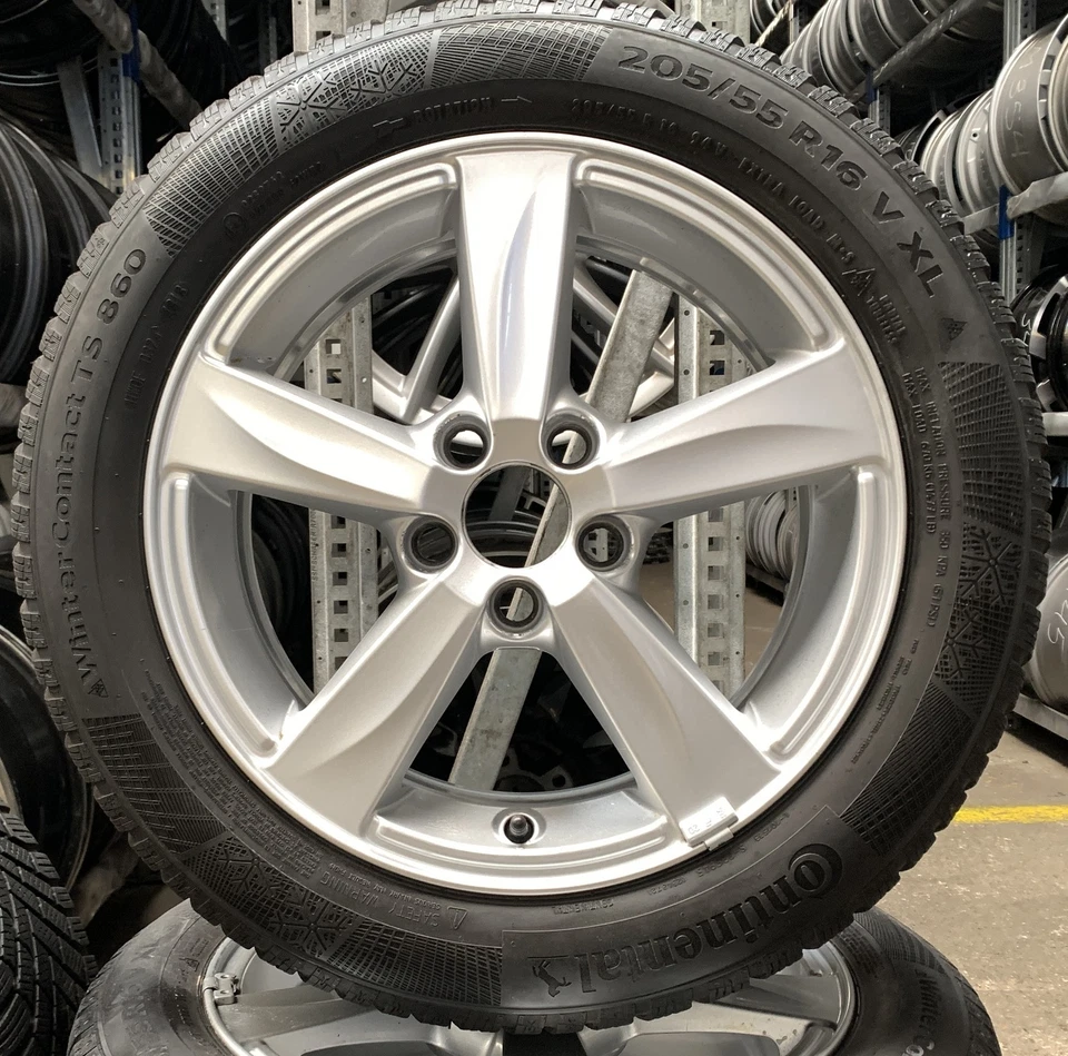 4x Original VOLVO Winterräder 205/55 R16 94H - für V40 S80 V70 S60 2577 - Bild 2 von 3