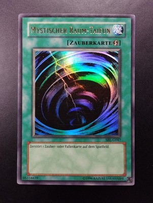 YUGIOH 2003 | MYSTICAL SPACE TYPHOON | SRL-G047 | OLD PRINT | GERMAN | EXCELLENT