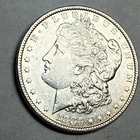 1898-O Morgan silver dollar. AU-UNC, light cleaning. $1.  #ro1