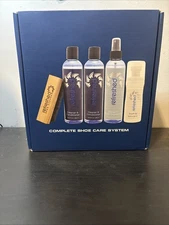 Refreshed Shoe Cleaner Kit Complete Care System Conditioner Repellent Touch Up