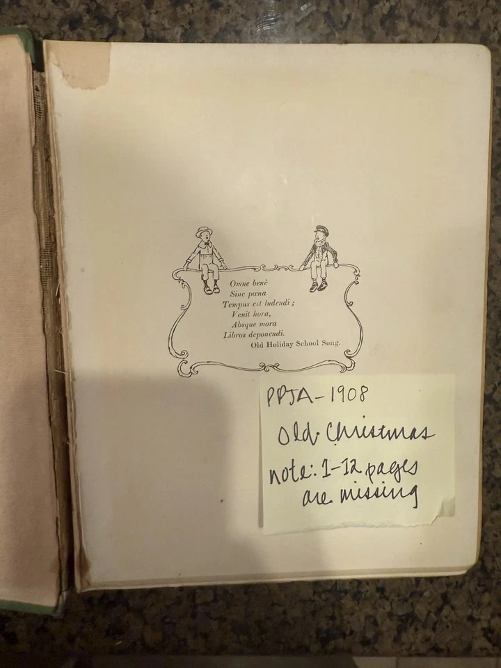 Old Christmas by Washington. Irving 1908 HC Illustrated Dodd Mead HC Foto 4 de 4