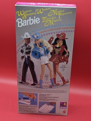 1993 Mattel Western Stamping Barbie Mattel Canada Foreign Version