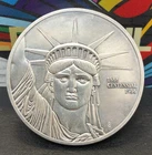 1986 Engelhard Liberty Head Centennial MTB 1oz 999 FINE Silver Round