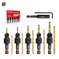 Ezarc Holzbohrer Set 12Tlg Senker Bohrer Mit Magnetischer VerläNgerung
