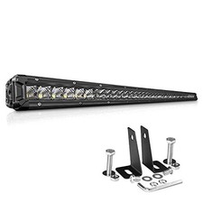 LED Light Bar Single Row Flood Spot Beam Combo 12v Offroad Driving Light 40IN