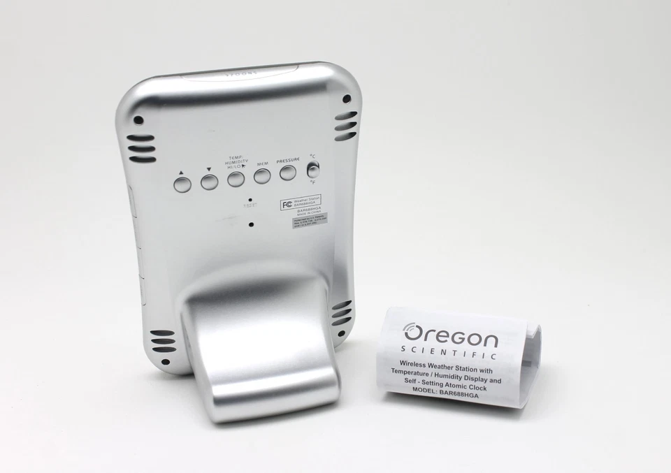 Estación meteorológica inalámbrica Oregon Scientific BAR688HGA con reloj atómico SIN sensor Foto 4 de 4