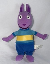 Fisher Price Backyardigans Austin Purple Kangaroo Plush Mattel Nick Jr 11  