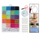 Plastic Seed Beads for Jewelry Making DIY Bulk Set Beading Supplies