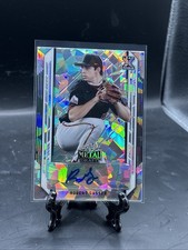 2021 Leaf Metal Draft Robert Gasser Prospect XRC Auto Autograph Cracked Ice