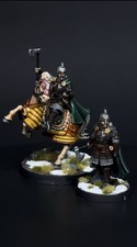 MESBG LOTR HALETH prince of ROHAN Mtd & Ft