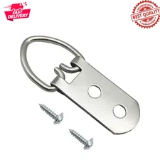 20 Pack D-Ring Picture Hangers Heavy Duty Steel with Screws for Frames & Artwork