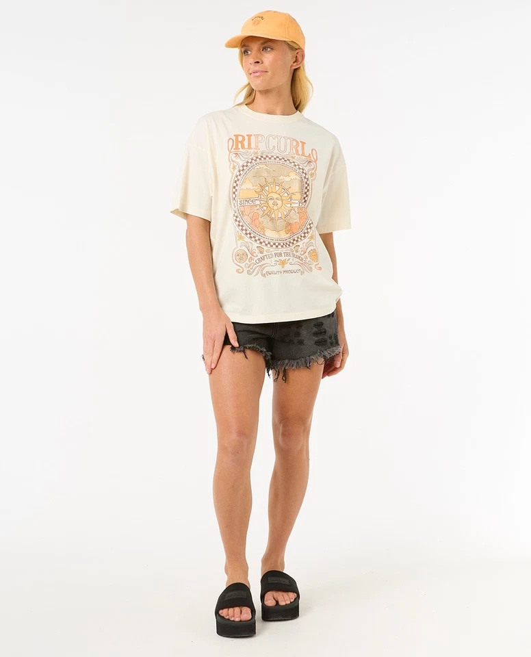 Rip Curl Luna Heritage T-Shirt - L - Neu - Bild 4 von 4