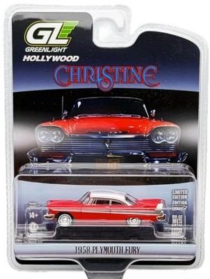 GREENLIGHT 1:64 Christine (1983) 1958 Plymouth Fury w/Blackout Windows GL44840B