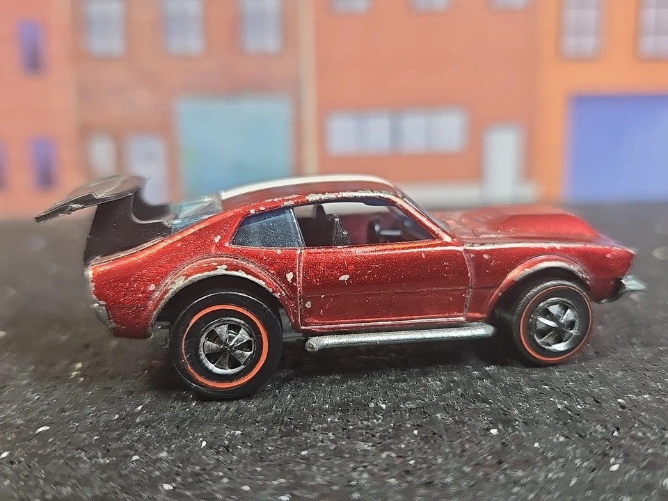 Hot Wheels Redline Mighty Maverick ( Red )  all Original very nice - Image 3 of 4