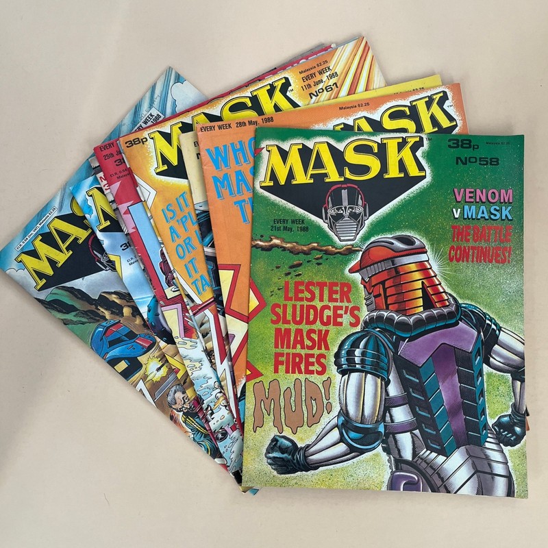 IPC Fleetway MASK Comic Job Lot 4 - 58 59 60 61 62 63 64 65 66 67