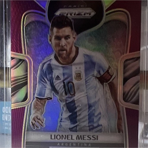 Panini 2018 Prizm World Cup Lionel Messi Argentina #1 Purple Prizm /99
