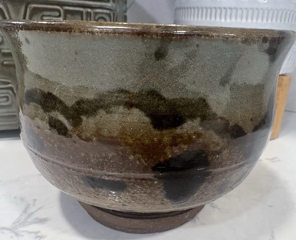 1981 Signed CK Ceramic Bowl Handmade Studio Pottery - Image 4 of 4