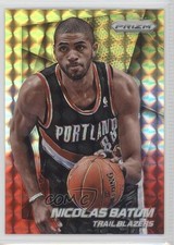 2014-15 Panini Prizm Yellow & Red Mosaic Prizm Nicolas Batum #50 0l2