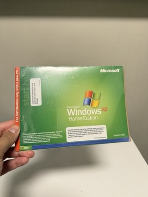 Microsoft Windows XP Home Edition 2002 Version Genuine Computer Software No Key