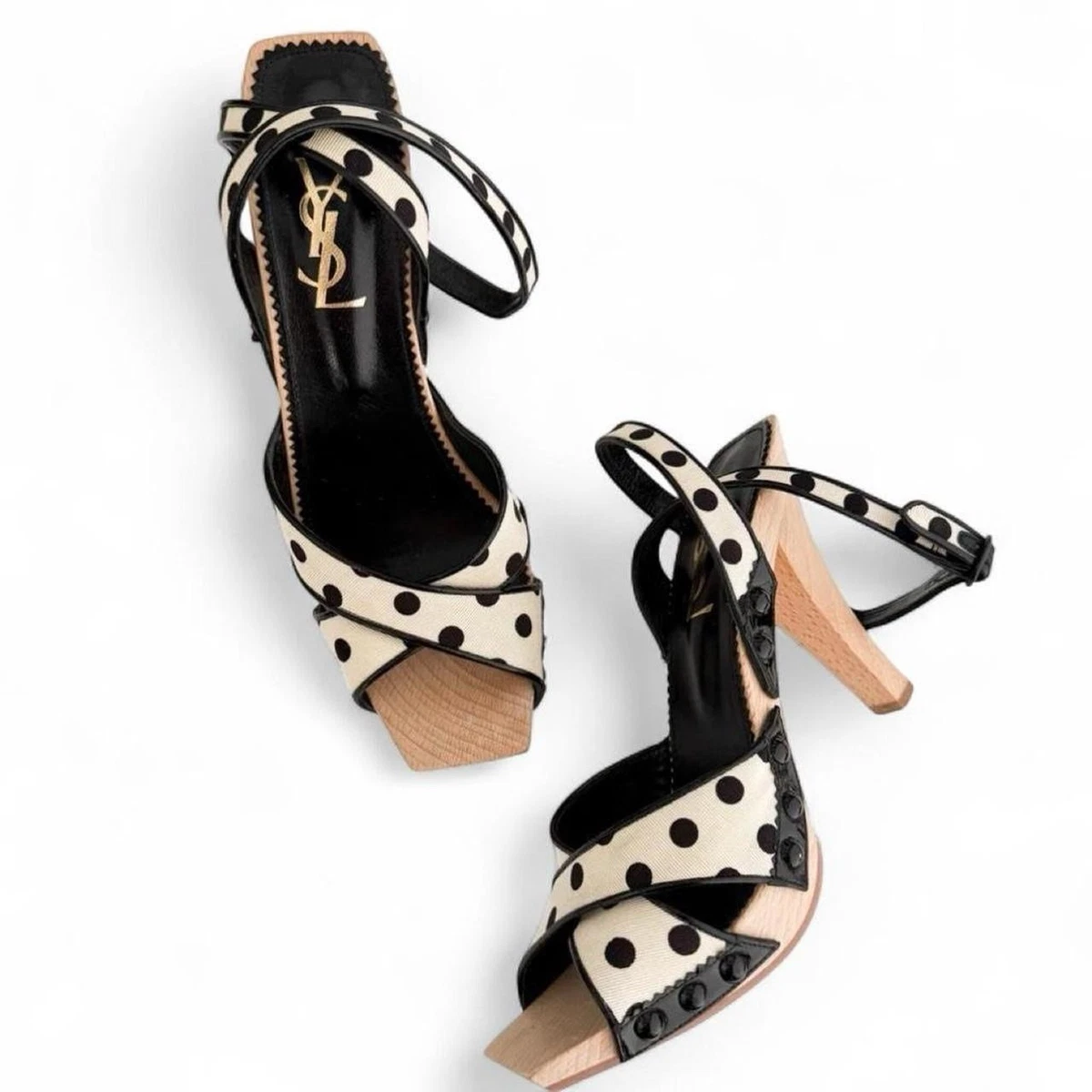 Saint Laurent Polka Dot Heels for Women for sale | eBay