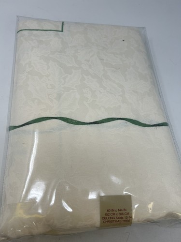 Spode Árbol de Navidad 60x144" Mantel de Tela Oblongo Vacaciones Algodón Poliéster - Imagen 5 de 6