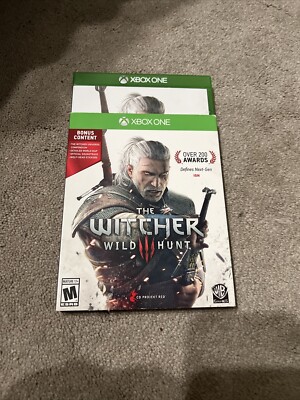 Witcher 3: Wild Hunt Microsoft Xbox One, 2015) with Slip Cover