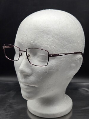 Charmant Titanium Perfection CH12163  Rose Rectangular Eyeglasses 53[]17-135