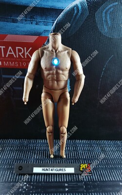 Hot Toys MMS191 Marvel Iron Man Tony Stark 1/6 action figure's LED