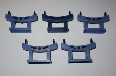 Accessoires Décor Playmobil – Lot De 5 Supports Bois Pour Armes Et Casque De Chevalier Médiéval