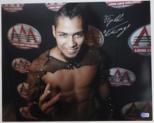El Hijo del Vikingo Signed 16x20 Photo AEW ROH Lucha Libre AAA Picture Auto'd 08