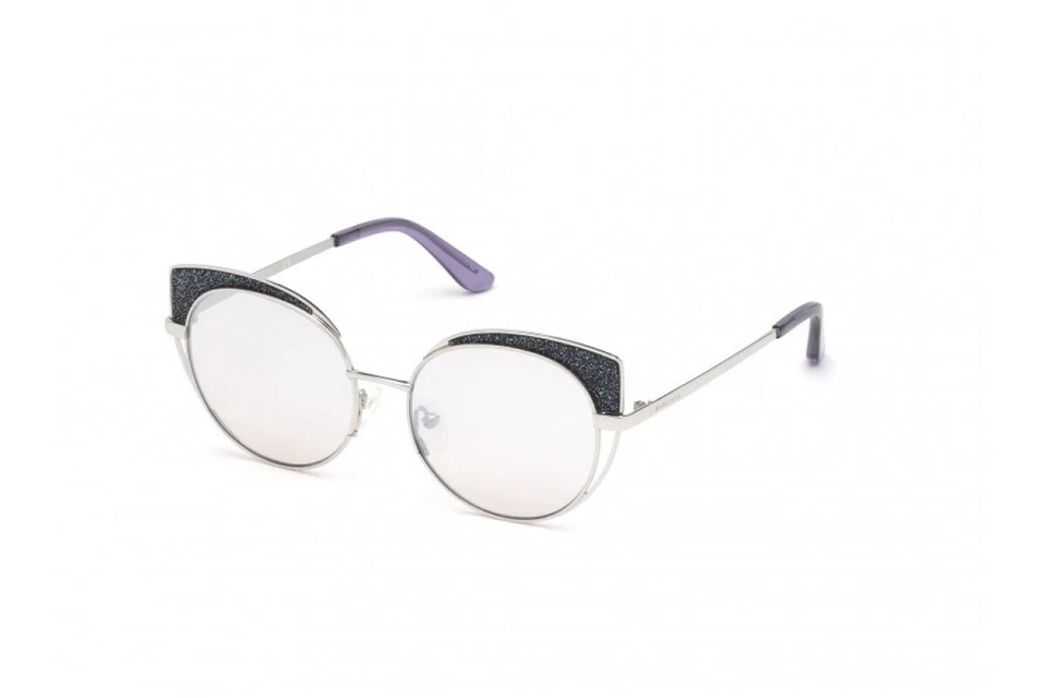 Gafas de sol Marciano By Guess GM0796 10Z púrpura ojo de gato marco de metal 53-17-140 Foto 4 de 4