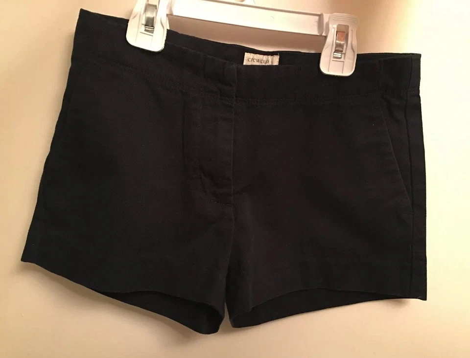 CREWCUTS JCrew Niña’s Azul Marino Chino Pantalones Cortos y Camisa Bordada Lote Conjunto Talla 10 Foto 4 de 4
