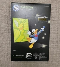HP Everyday Photo Paper 100 Count 4 x 6  Glossy