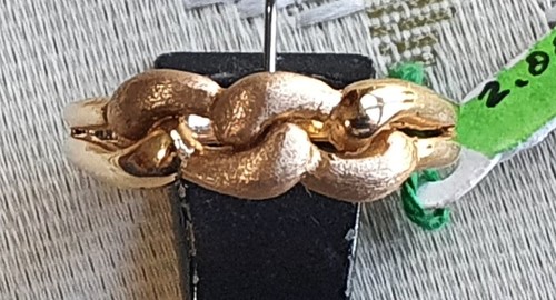 Boucle D'oreille En Or Jaune 18 Carats – Poids 2.20 Grammes – Taille Doigt N°13 (ou Bague Taille 15) – Neuf Sous Emballage