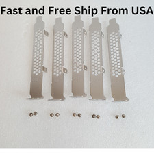 LOT OF 5 12Gbps SAS FULL HEIGHT HIGH PROFILE BRACKET LSI DELL HP IBM INTEL NEC