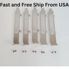 LOT OF 5 12Gbps SAS FULL HEIGHT HIGH PROFILE BRACKET (LSI DELL HP IBM INTEL NEC)